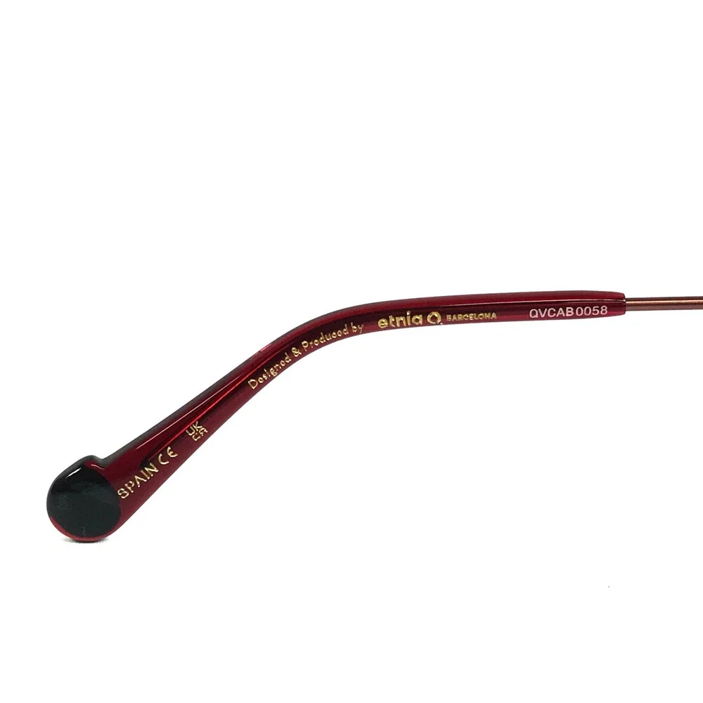 Etnia Barcelona Eyeglasses Frames ADYTON BXRG Bordeaux Rose Gold 55-16-140